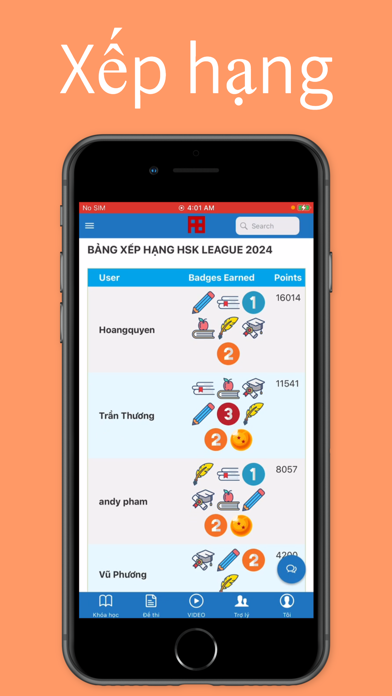 HSK online - Học tiếng Trung Screenshot
