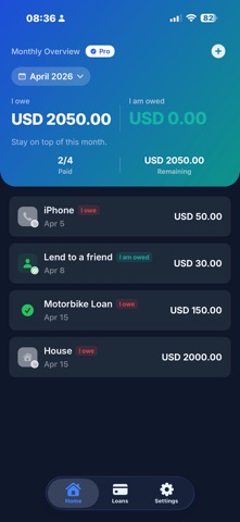 My Payment Reminder screenshot