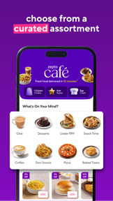 Zepto Cafe: Fresh Food in mins screenshot