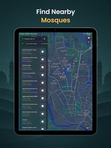 Sadiq: Prayer Time Quran Qibla iPad screenshot