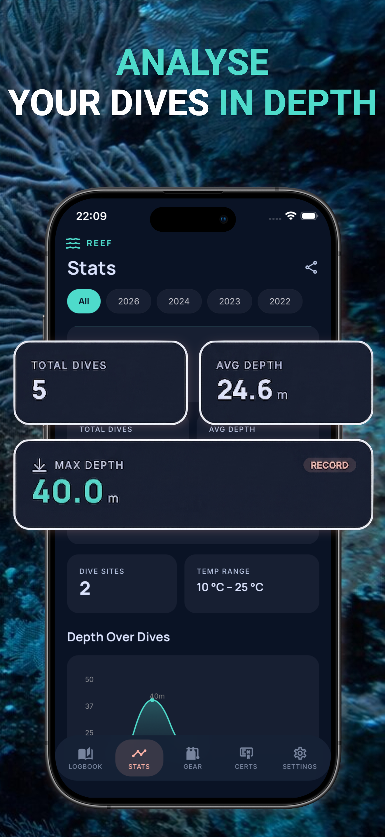 Reef: Scuba Diving Logbook screenshot 5