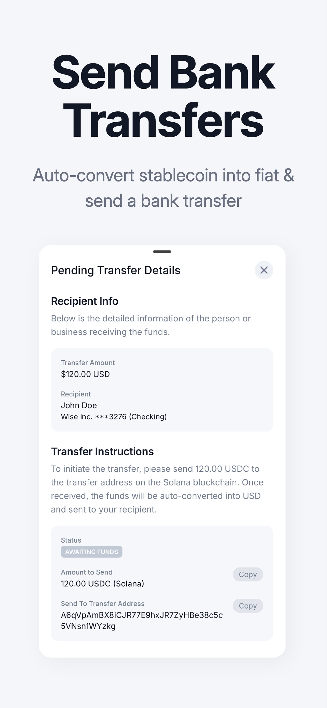 Nubanq: Crypto Wallet Banking screenshot 5
