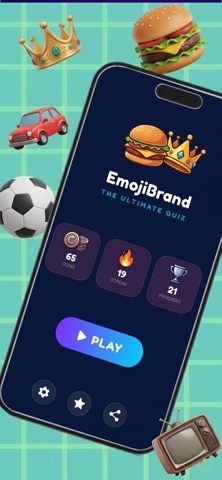 EmojiBrand Quiz iPhone screenshot