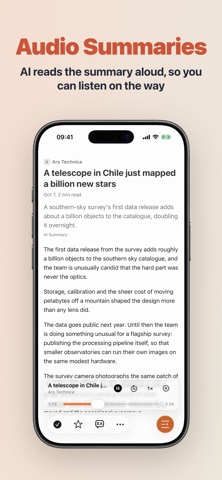 PoweReader-AI RSS Reader Screenshot 4 of 9