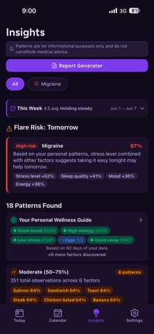 Flarely - Symptom Tracker Screenshot 3 of 8