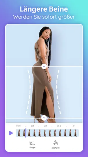 Screenshot von PrettyUp - Video Body Editor auf dem iPhone 6