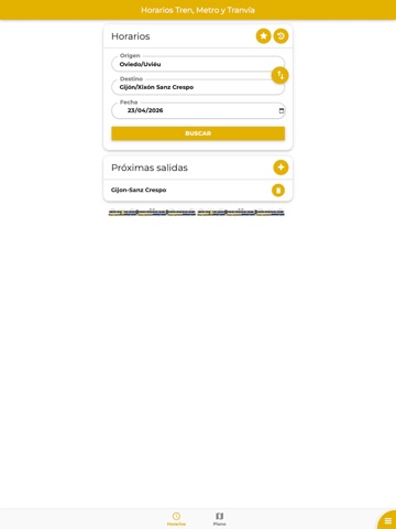 Horarios Tren, Metro y Tranvía iPad screenshot
