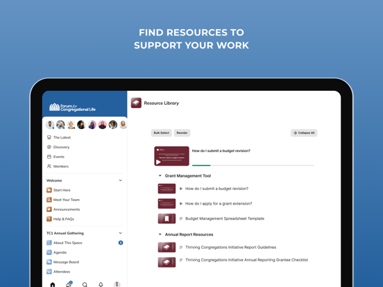 Screenshot #5 pour Forum for Congregational Life