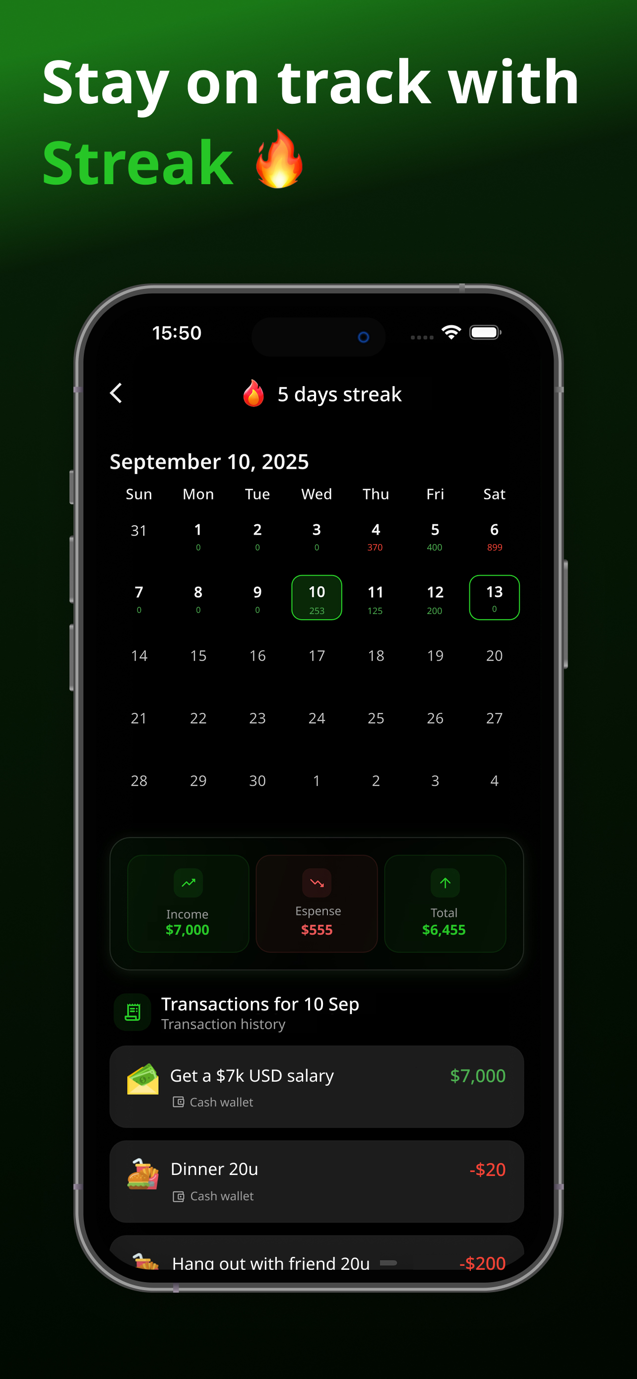 Finself: AI Money Tracker screenshot 5