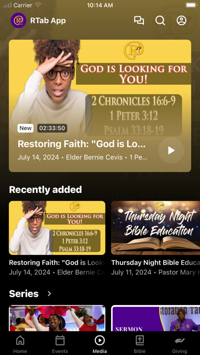 Restoring Faith iPhone screenshot 3 - Education app