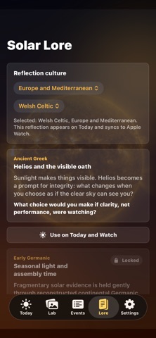 Solar Lore screenshot