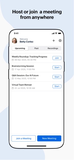 Zoho Meeting - Online Meetings screenshot 5