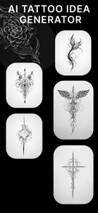 AI Tattoo Generator, Stencil screenshot #1 for iPhone