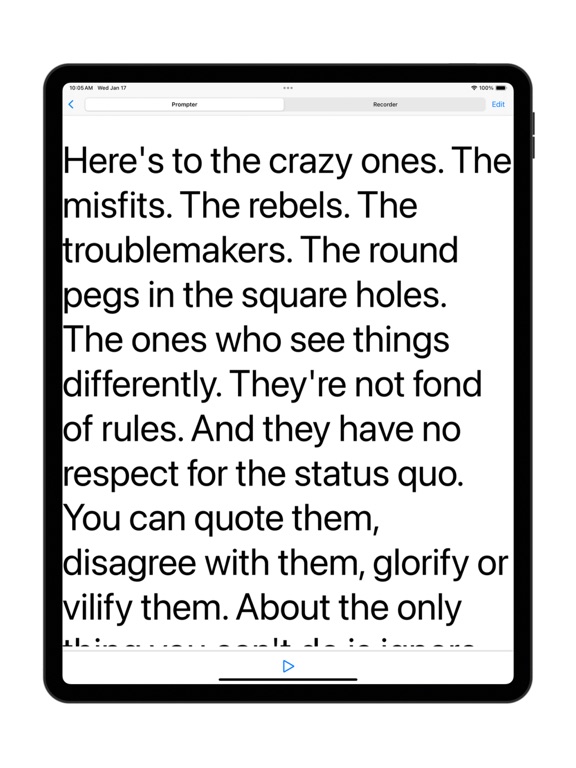 Screenshot #5 pour Teleprompter For Video Record