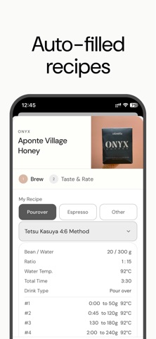 Sipio: Coffee Journal & Brews iPhone screenshot