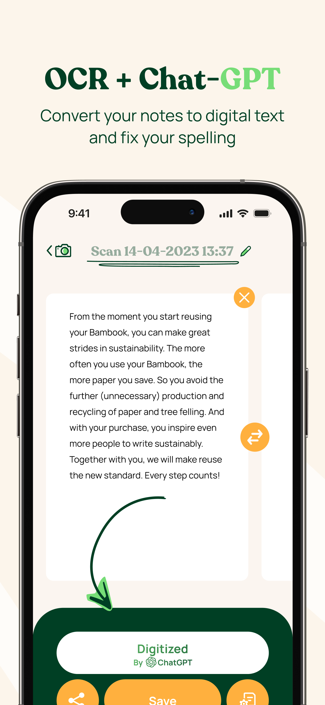 Bambook - OCR scanner