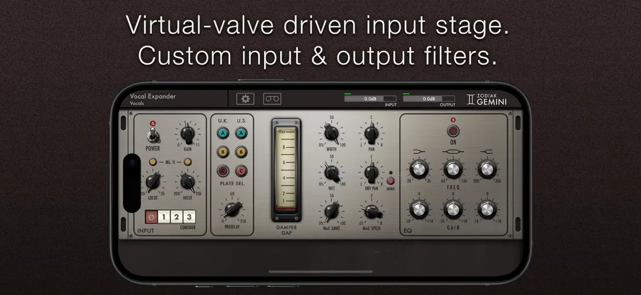 #3. Zodiak Gemini Plate Reverb (iOS) De: Yonac Inc.