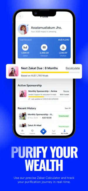 Al-Ihsan Zakat & Charity App screenshot 2