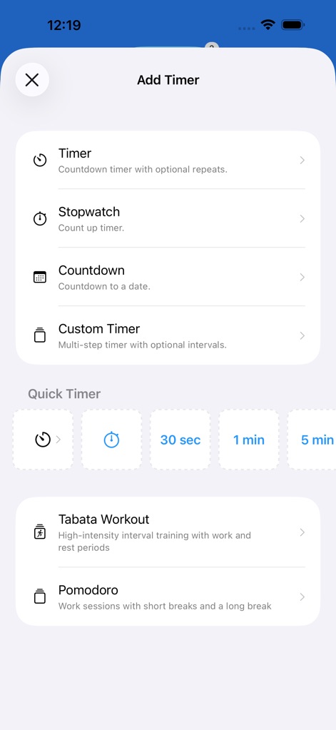 Timer+ Timers and Stopwatches - Utilities App | MWM