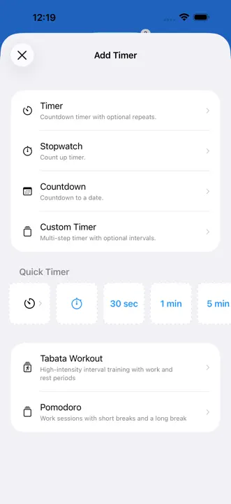 Timer+ Countdown & Stopwatch: Screenshot 5 von 10