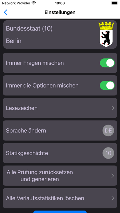 Einbürgerungstest Pro Test Screenshot