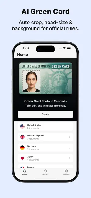 Green Card Photo App screenshot 3