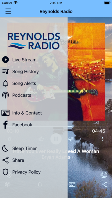 Screenshot 2 of Reynolds Radio App