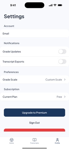 Transcript Tracker Screenshot 3 of 4