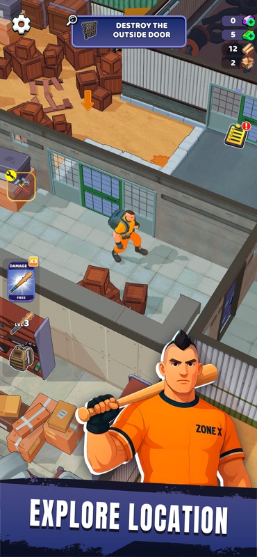 Zone X: Wasteland Survival screenshot 1