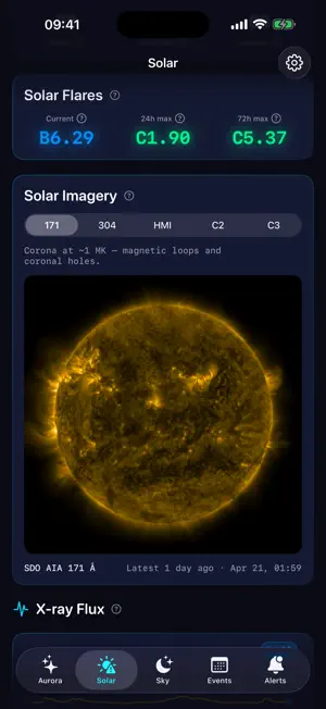 Astraflare: Aurora Forecast screenshot 3
