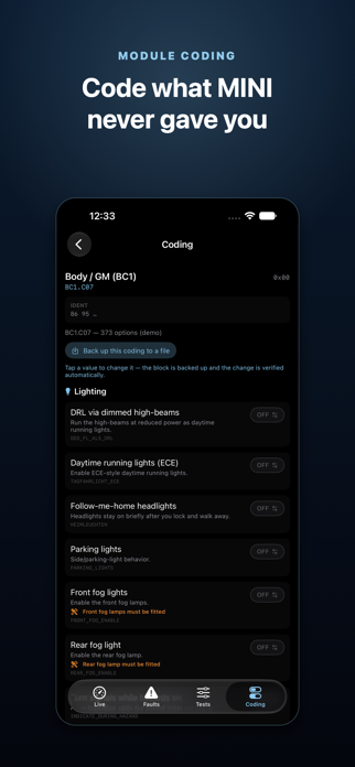 r53obd Screenshot 2 of 4