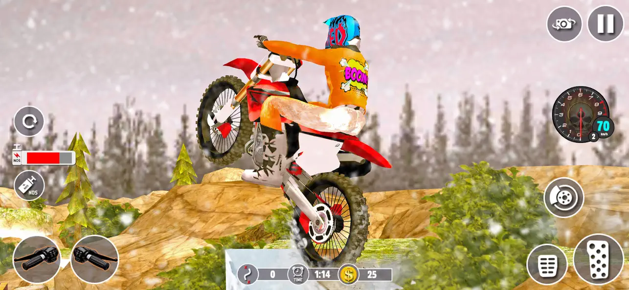 Screenshot #1 pour Pilote de moto tout-terrain