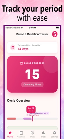 Safe Period Tracker app Screenshot 2 of 7
