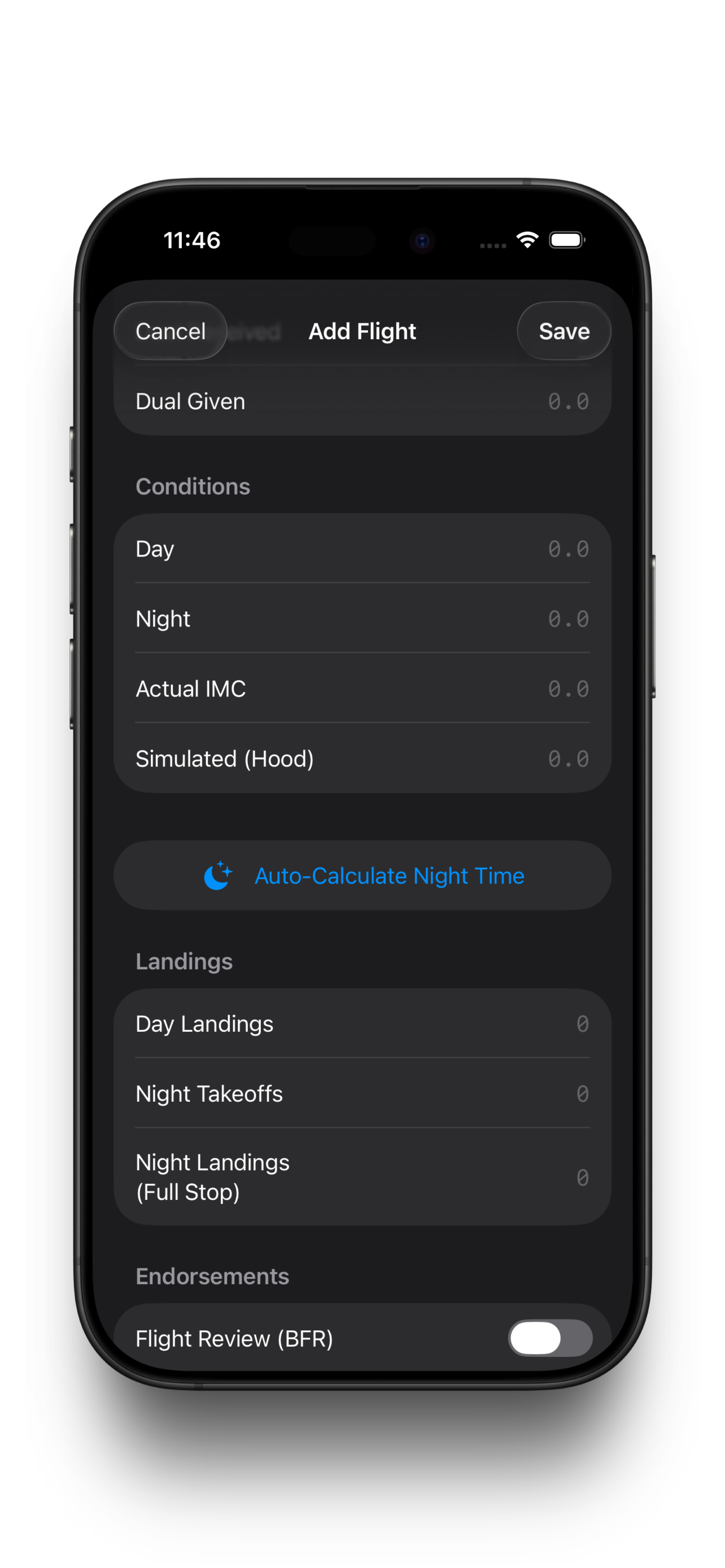 Squawk: Pro Pilot Logbook