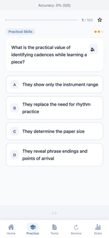 Music Theory Terms Quiz iPhone screenshot