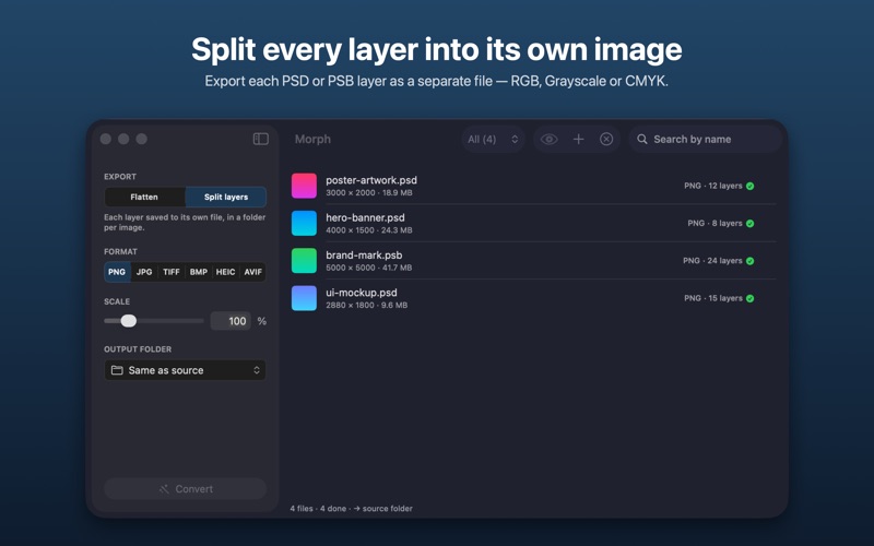 App screenshot