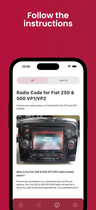 Radio Code Generator Screenshot 3 of 5