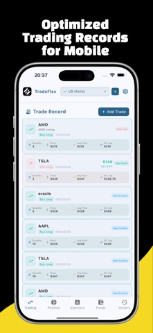 TradeFlex iPhone screenshot