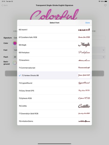 Art Sign - Signature Design iPad screenshot