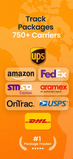 Shippr: Global Package Tracker screenshot 1