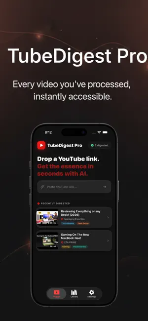 TubeDigest Pro screenshot 2