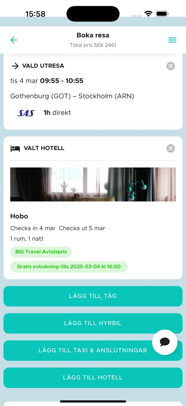 Screenshot #3 pour BIG Travel - Boka affärsresor
