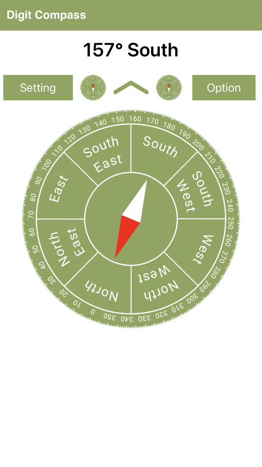 #1. Digit Compass (iOS) 由: VS Computing Company Limited