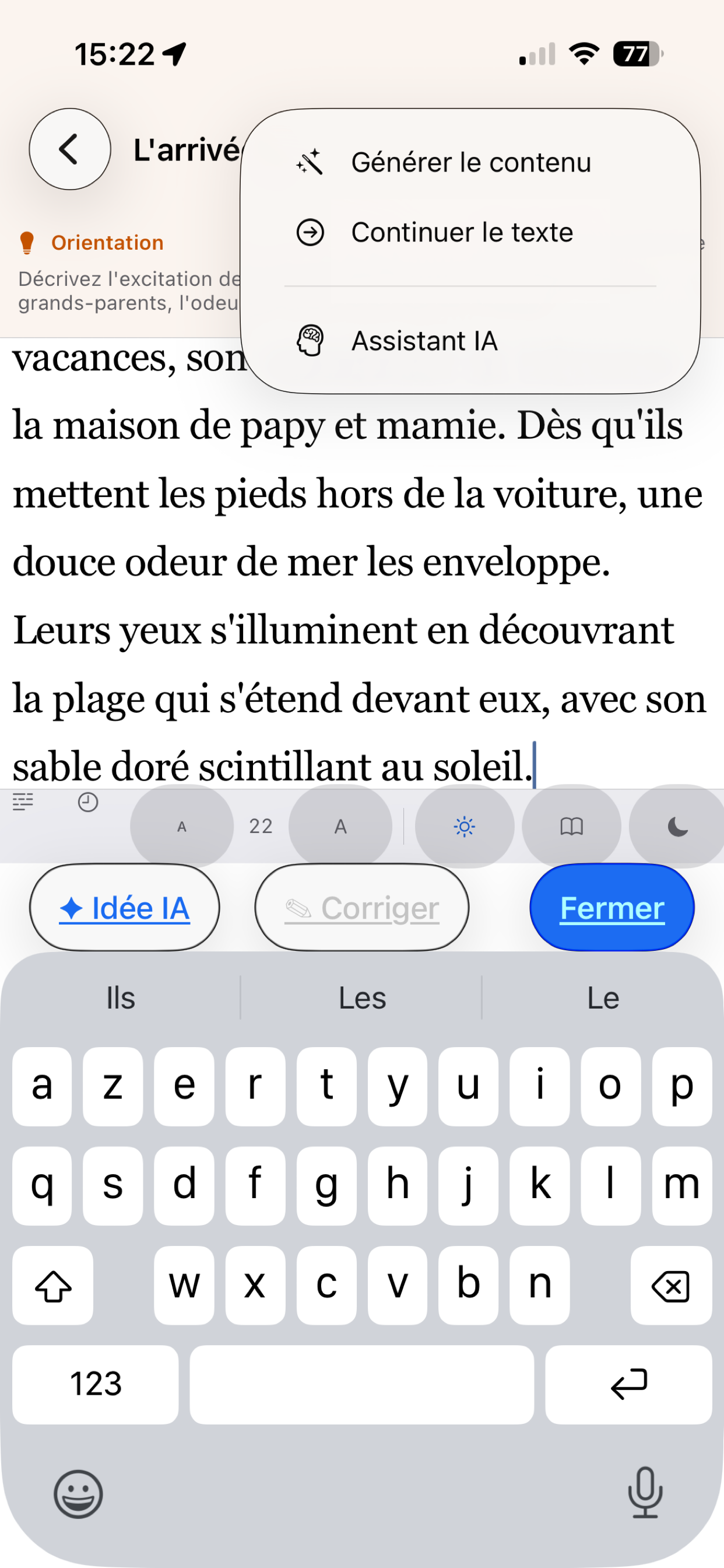 Romancier+ screenshot 5