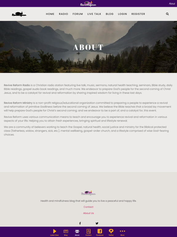 Screenshot #6 pour Revive Reform Radio