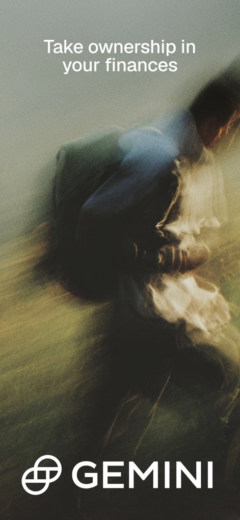 Gemini Markets & Credit Card - 이 이미지는 제미니 로고를 통해 앱의 브랜드를 전달하며, 사용자가 자신의 금융을 주도하고 현대 디지털 자산으로 부를 축적할 수 있도록 지원한다는 메시지를 시각적으로 표현합니다.