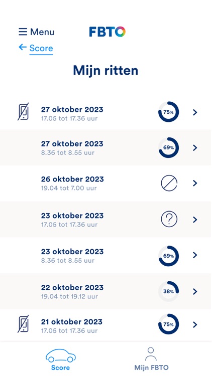FBTO Rijstijl auto verzekering screenshot-3