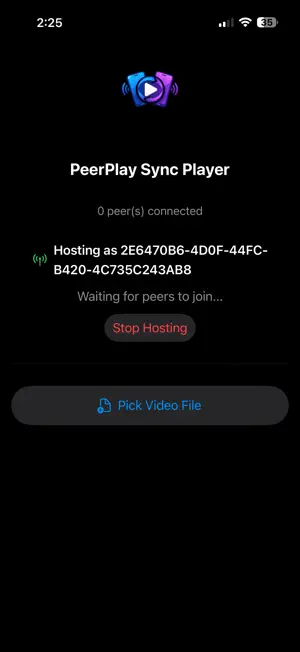 PeerPlay Sync Player screenshot 1