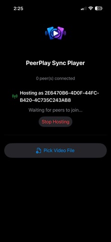 PeerPlay Sync Player Screenshot 1 of 4