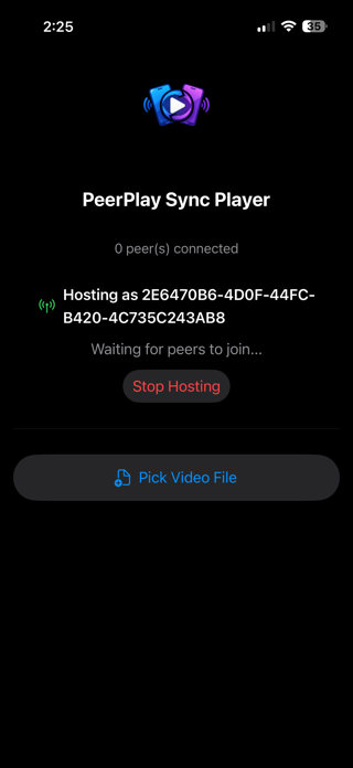 PeerPlay Sync Player Screenshot 1 of 4
